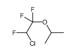 2-(2-Chloro-1,1,2-trifluoroethoxy)propane结构式