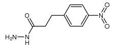 3-(4-nitro-phenyl)-propionic acid hydrazide Structure