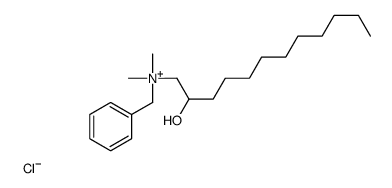 benzyl-(2-hydroxydodecyl)-dimethylazanium,chloride Structure