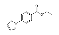 Benzoic acid, 4-(2-furanyl)-, ethyl ester结构式