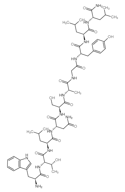Galanin (2-11) amide trifluoroacetate salt structure