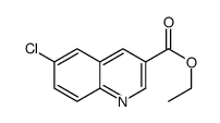 6-氯喹啉-3-羧酸乙酯结构式