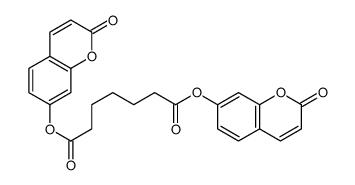 bis(2-oxochromen-7-yl) heptanedioate Structure