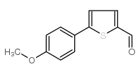 5-(4-甲氧基苯基)噻吩-2-甲醛结构式