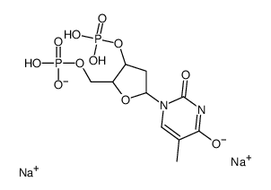 胸苷3',5'-二磷酸二钠盐结构式