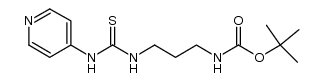 t-Butyl 3-{[(4-pyridylamino)carbothioyl]amino}propylcarbamate结构式