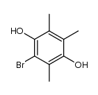 2-Bromo-3,5,6-trimethyl-hydroquinone结构式