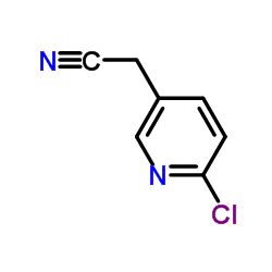 2-氯-5-吡啶乙腈结构式