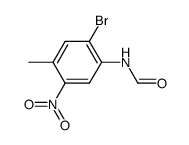 2-bromo-4-methyl-5-nitroformanilide Structure