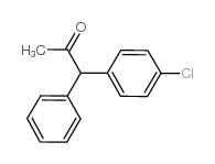 1-(4-氯苯基)-1-苯基丙酮结构式