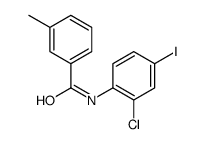 N-(2-Chloro-4-iodophenyl)-3-methylbenzamide Structure