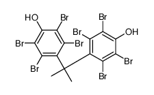 2,3,5,6-tetrabromo-4-[2-(2,3,5,6-tetrabromo-4-hydroxyphenyl)propan-2-yl]phenol Structure