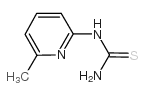 N-(6-甲基-2-吡啶基)硫脲结构式