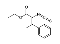 ethyl 2-isothiocyanato-3-phenylbut-2-enoate结构式
