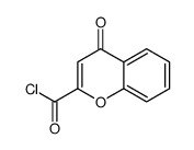 4-oxochromene-2-carbonyl chloride结构式