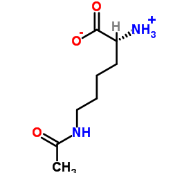 (R)-6-乙酰氨基-2-氨基己酸结构式