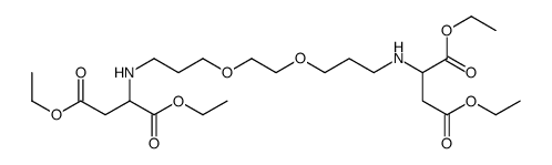 diethyl 2-[3-[2-[3-[(1,4-diethoxy-1,4-dioxobutan-2-yl)amino]propoxy]ethoxy]propylamino]butanedioate Structure