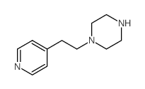 1-(2-吡啶-4-基乙基)哌嗪结构式