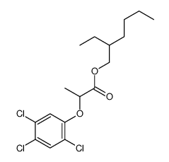 2-ethylhexyl 2-(2,4,5-trichlorophenoxy)propionate structure