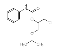 (1-chloro-3-propan-2-yloxy-propan-2-yl) N-phenylcarbamate结构式