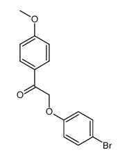 2-(4-bromophenoxy)-1-(4-methoxyphenyl)ethan-1-one结构式