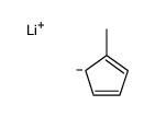 lithium,5-methylcyclopenta-1,3-diene Structure
