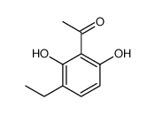 1-(3-乙基-2,6-二羟基苯基)-1-乙酮结构式