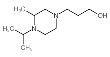 1-Piperazinepropanol,3-methyl-4-(1-methylethyl)- structure