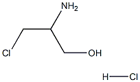 2-氨基-3-氯丙烷-1-羟基盐酸盐结构式
