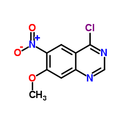 4-Chloro-7-methoxy-6-nitroquinazoline structure