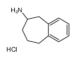 6,7,8,9-tetrahydro-5H-benzo[7]annulen-6-ylazanium,chloride Structure