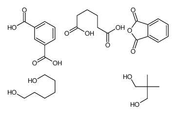 1,6-己二醇和1,3-异苯并呋喃二酮的聚合物结构式
