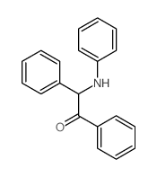 2-anilino-1,2-diphenyl-ethanone结构式