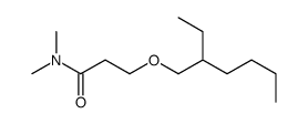 3-(2-ethylhexoxy)-N,N-dimethylpropanamide结构式