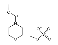 4-(Methoxymethylene)-morpholinium methyl sulfate Structure