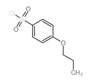 4-丙氧基-苯磺酰氯结构式