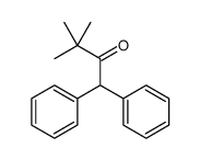 3,3-dimethyl-1,1-diphenylbutan-2-one Structure
