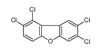 1,2,7,8-tetrachlorodibenzofuran结构式