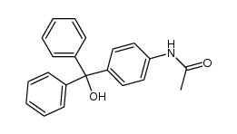 N-(4-(hydroxydiphenylmethyl)phenyl)acetamide Structure