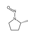 (R)-2-methyl-1-nitrosopyrrolidine结构式