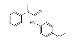 3-(4-methoxyphenyl)-1-methyl-1-phenylurea结构式