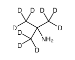 叔-丁基-d9-胺结构式