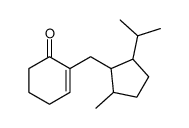 2-[(2-methyl-5-propan-2-ylcyclopentyl)methyl]cyclohex-2-en-1-one结构式