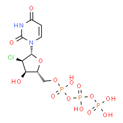 2'-chloro-2'-deoxyuridine 5'-triphosphate结构式