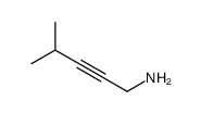 4-methylpent-2-yn-1-amine Structure