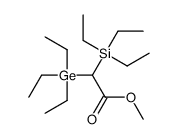 methyl 2-triethylgermyl-2-triethylsilylacetate结构式