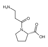 1-β-alanyl-L-proline结构式