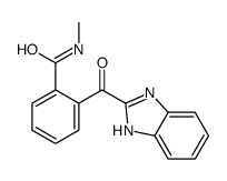 2-(1H-benzimidazole-2-carbonyl)-N-methylbenzamide结构式