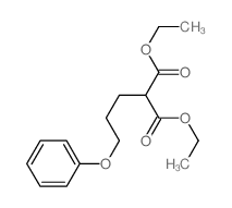 Propanedioic acid,2-(3-phenoxypropyl)-, 1,3-diethyl ester结构式