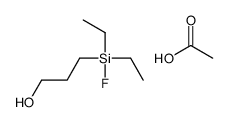 acetic acid,3-[diethyl(fluoro)silyl]propan-1-ol结构式